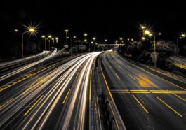 highway at night