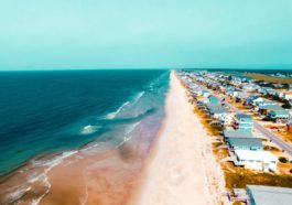 aerial view of beach during daytime
