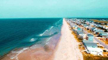 aerial view of beach during daytime