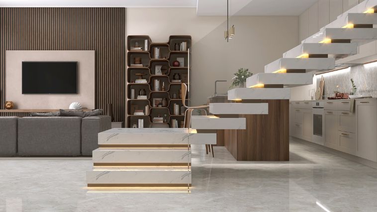 The Architectural Benefits of a Floating Staircase