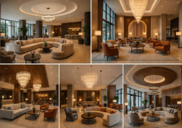 Smart hotel lobby in the U.S.