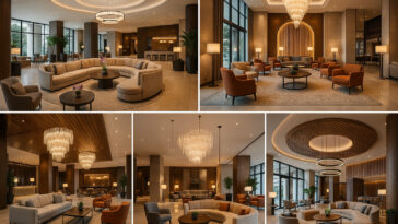 Smart hotel lobby in the U.S.