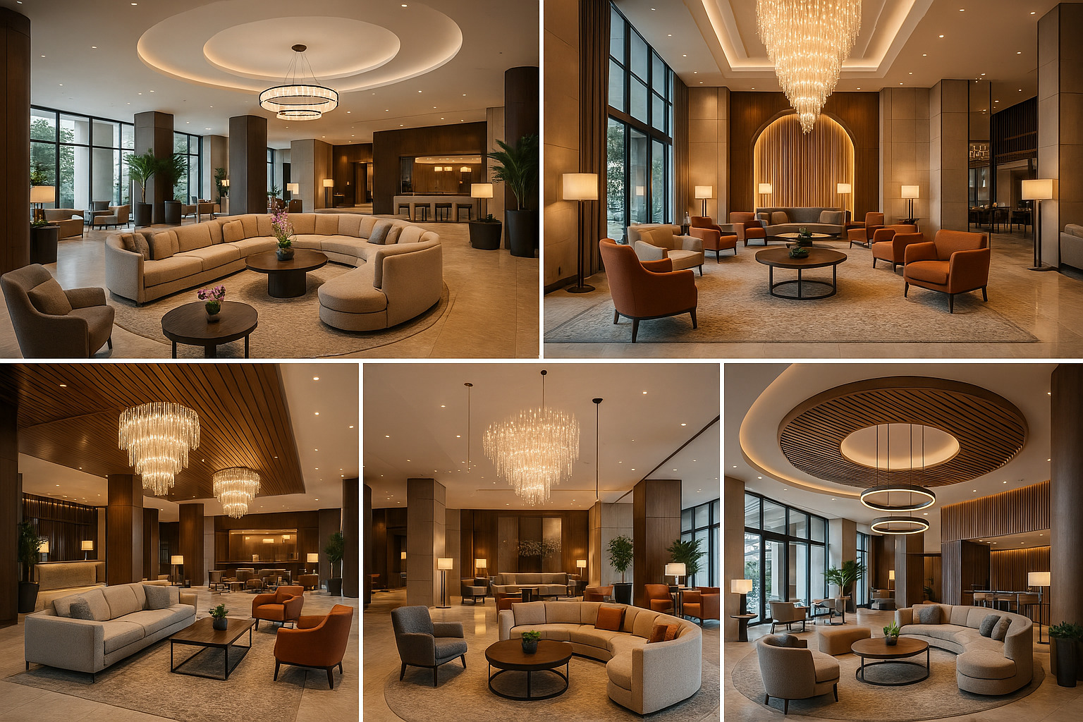 Smart hotel lobby in the U.S.