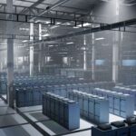 Modern Data Center Interior Layout