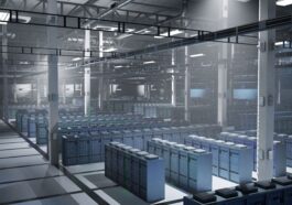 Modern Data Center Interior Layout