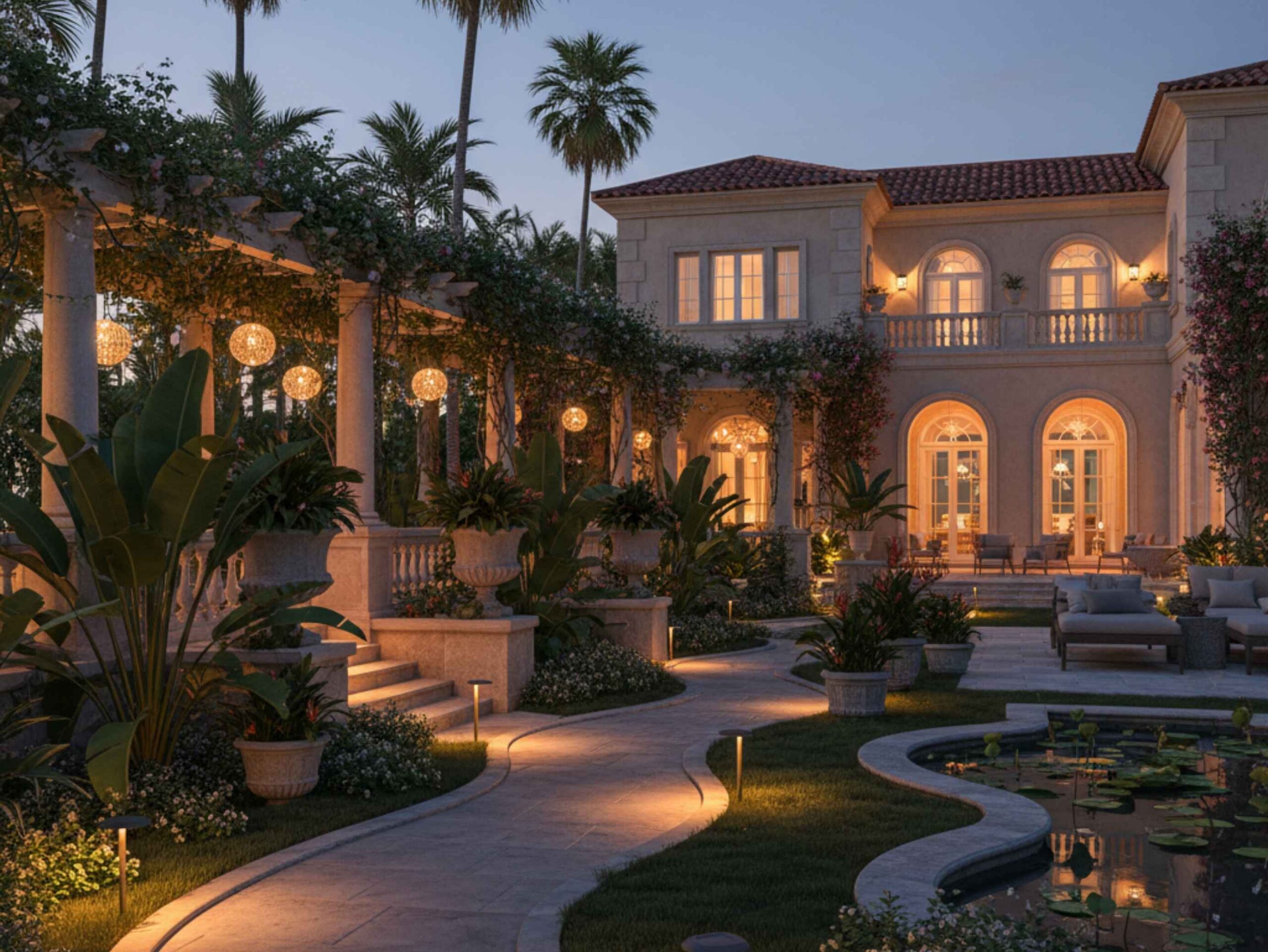 Best Outdoor Solar Lights for Estates and Large Homes