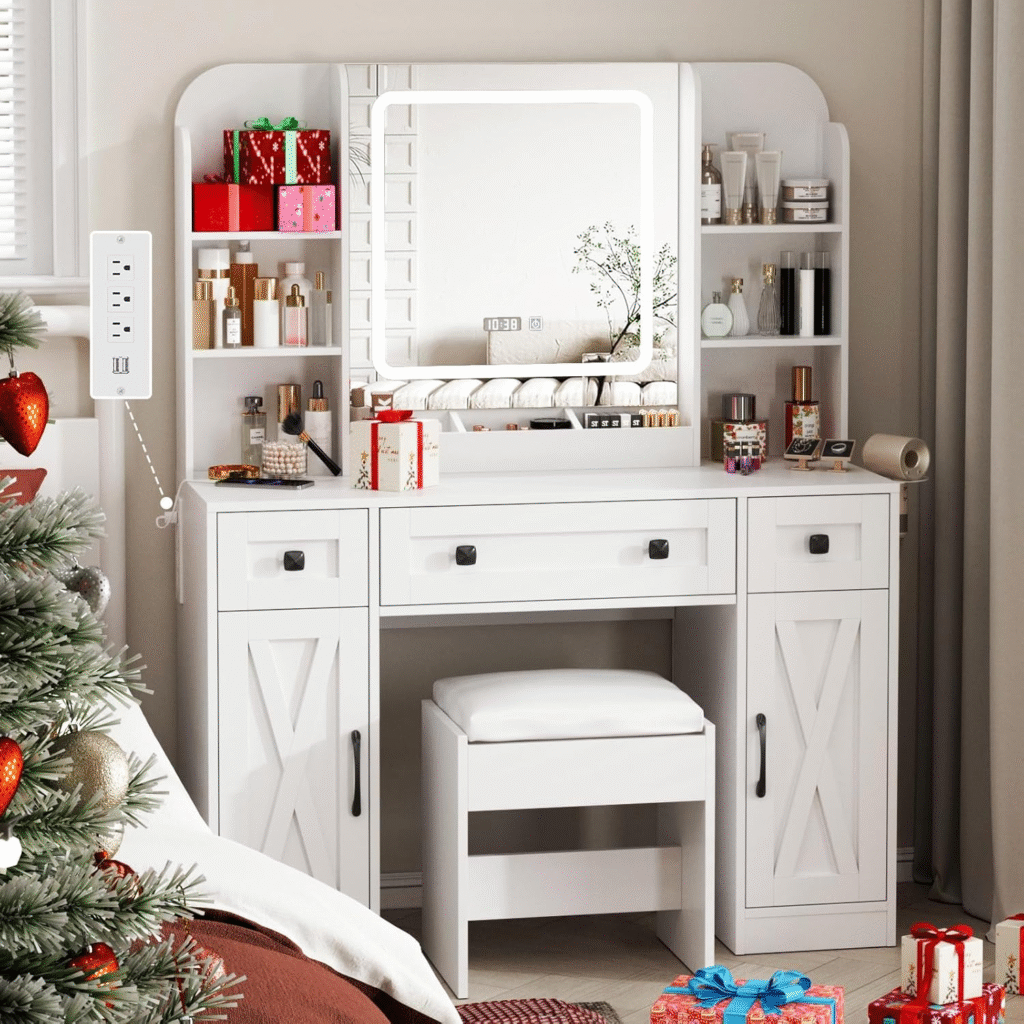 Vabches vanity table black friday deals