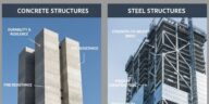 concrete vs steel structures